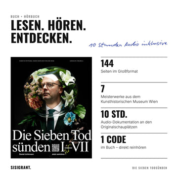 Die Sieben Todsünden – Buch und Hörbuch: 144 Seiten, 7 Meisterwerke, 10 Stunden Audio